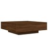 vidaXL Salontafel 100x100x31 cm bewerkt hout bruin eikenkleur