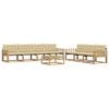 vidaXL Buiten bankenset 8 pcs Wit en Beige