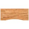 vidaXL Bureaublad rechthoekig 120x50x2,5 cm eikenhout lichtbruin