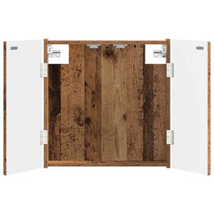 vidaXL Dartbord Kabinet ALKMAAR Oud hout 52,5 x 10,5 x 53,5 cm