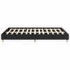 vidaXL Bedframe zonder matras 140x200 cm spaanplaat zwart