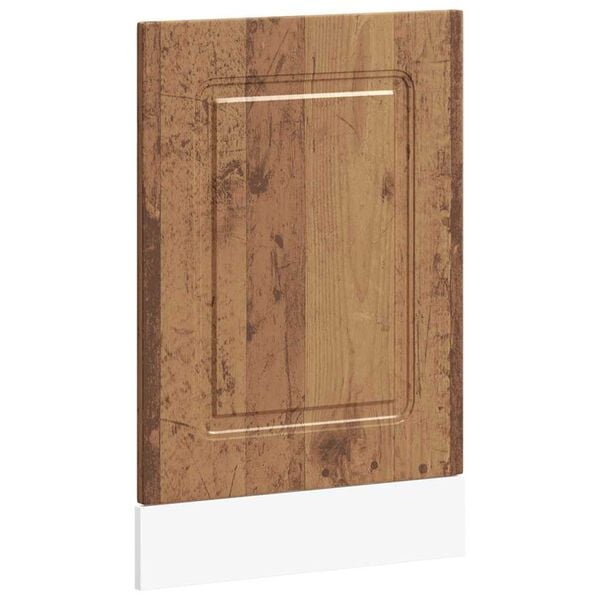 vidaXL Vaatwaspaneel Kalmar 45x1,5x67 cm bewerkt hout oud houtkleurig