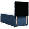 vidaXL Boxspring met matras stof blauw 90x190 cm