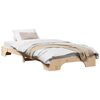 vidaXL Bedframe Naturel 75 x 190 cm Massief grenenhout