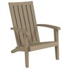 vidaXL Tuinstoel Adirondack polypropeen lichtbruin