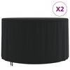 vidaXL Tuinmeubelhoezen 2 st &Oslash; 128x71 cm 420D oxford stof