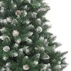 vidaXL Kunstkerstboom Groen 160 x 160 x 240 cm PVC en Plastic en Staal