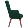 vidaXL Fauteuil Donkergroen 63 x 67 x 94 cm Fluweel