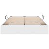 vidaXL Opslag bed met matras Puur Wit 120 x 200 cm Kunstleer
