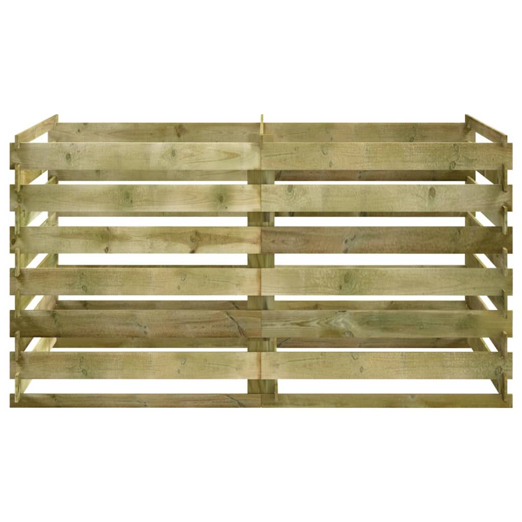 Compostbak 100x100x77 cm gegalvaniseerd staal