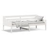 vidaXL Slaapbank zonder matras 80x200 cm massief grenenhout wit