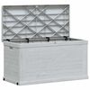 vidaXL Tuinbox 420 L lichtgrijs