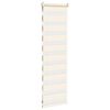 vidaXL Zebra rolgordijn 45x100 cm stofbreedte 40,9 cm marmerbeige