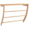 vidaXL Handdoekenrek 60x25,5x49 cm massief walnotenhout