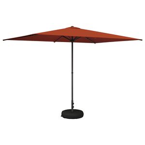 vidaXL Tuinparasol met Basis 200 x 300 cm Polyester Rechthoekig