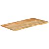 vidaXL Tafelblad met natuurlijke rand 110x60x2,5 cm massief mangohout