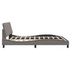 vidaXL Bedframe zonder matras "Hanko" stof taupe 180x200 cm