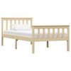vidaXL Bedframe met 2 lades massief grenenhout 100x200 cm