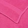 vidaXL Handdoeken FROGN 10 st 50x100 cm 360 g/m&sup2; roze