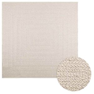 vidaXL Vloerkleed ZIZUR room binnen en buiten 200x200 cm jute look