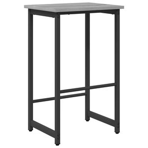 vidaXL Barkruk Grijs Sonoma 40 x 32 x 74 cm Bewerkt hout