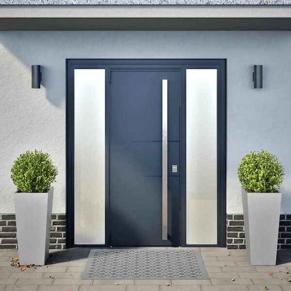 vidaXL Plantenbakken 2 st 35x35x75 cm gegalvaniseerd staal