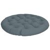 vidaXL Papasan Stoel Kussen VIANEN 100% Polyester Blauw &Oslash; 130 x 12 cm