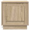 vidaXL Nachtkastje 2 pcs Sonoma Eiken 44 x 34,5 x 45 cm Bewerkt hout