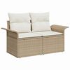 vidaXL Tuin Sofa Set 12 pcs Beige poly rattan