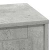 vidaXL Nachtkastje Beton Grijs 44 x 34,5 x 45 cm Bewerkt hout