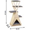 Beeztees Kattenmeubel Mirza 70x40x135 cm hout