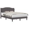 vidaXL Bedframe met hoofdeinde Grijs 120 x 190 cm Kunstleer