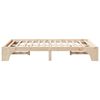vidaXL Bedframe Naturel 140 x 190 cm Massief grenenhout