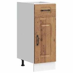 vidaXL Onderkast "Porto" bewerkt hout oud houtkleurig