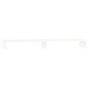 vidaXL Monitorstandaard 100x27x10 cm massief grenenhout wit