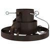 vidaXL Kerstboomstandaard Antiek koper 40 x 40 x 20.5 cm Staal