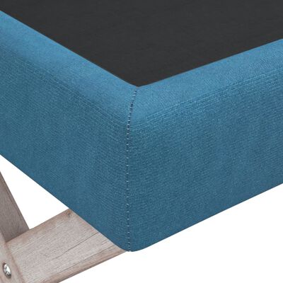 vidaXL Opbergkruk 45x45x49 cm fluweel blauw