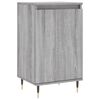 vidaXL Dressoir 40x35x70 cm bewerkt hout grijs sonoma