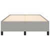 vidaXL Bedframe zonder matras 120x200 cm stof lichtgrijs