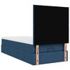 vidaXL Ottoman bed met matras 80x200cm stof blauw