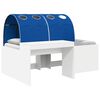 vidaXL Bed met Tunnel 4 pcs Artisian Eik en Blauw Bewerkt hout