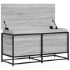vidaXL Opbergbox met deksel 100x40x51,5 cm bewerkt hout grijs sonoma