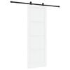 vidaXL Schuifdeur ORKDAL 83 x 232 cm Massief grenenhout Wit