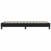 vidaXL Bedframe zonder matras 80x210 cm fluweel zwart