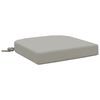 vidaXL 1-delig Zitkussen SOEST 100% Polyester Grijs 40 x 40 x 7 cm