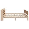 vidaXL Bedframe met hoofdbord massief grenenhout 200x200 cm