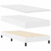 vidaXL Boxspringbed met matras Wit 90 x 190 cm Kunstleer