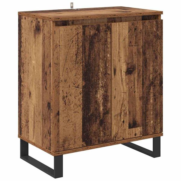 vidaXL Dressoir Oud Hout 60 x 35 x 70 cm Bewerkt hout