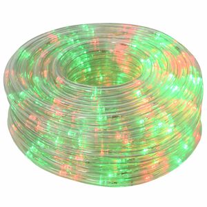 vidaXL Led-kerstlichtslang 240 LED's Rood en Groen 10 m