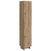 vidaXL Kastenset 2 st Artisanaal eiken Bewerkt hout